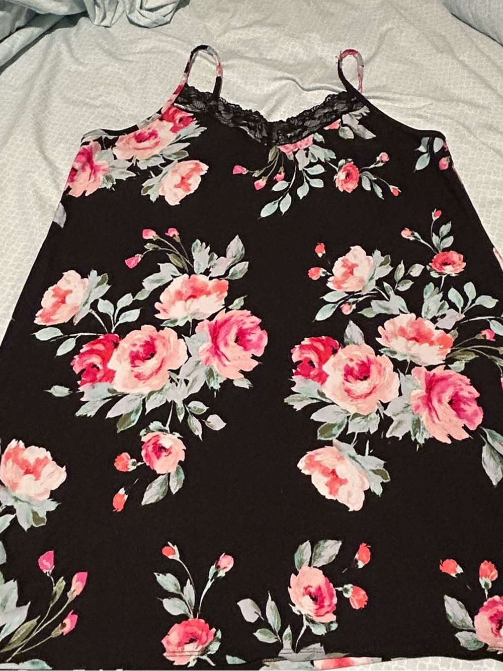 Chemise Nightgown Lot - Leopard + Floral/Tropical Prints - Picture 9 of 16